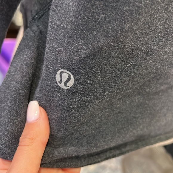 COPY - Lululemon Charcoal Grey Cropped Hoodie - Picture 5 of 6